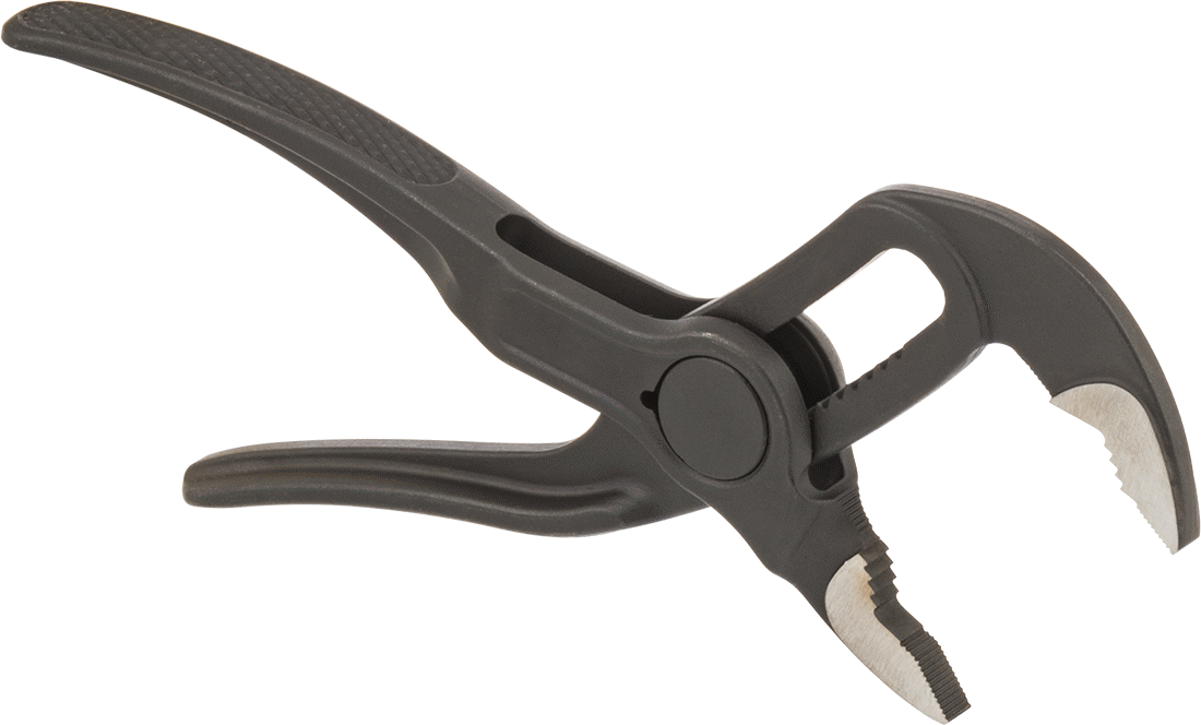 Dar Boşluklu Ayarlanabilir Pense, Kombinasyon Çeneleri ve Düz Tutma Yerili, 4" Toplam Uzunluk — 4", Kombinasyon, Knipex
