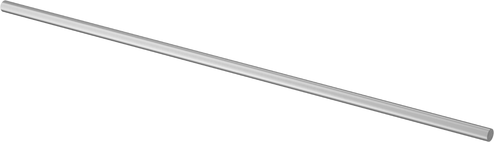 Yüksek Mukavemetli Molibden Çubuk, 1/4" Çap, 1 Fit Uzunluğunda
