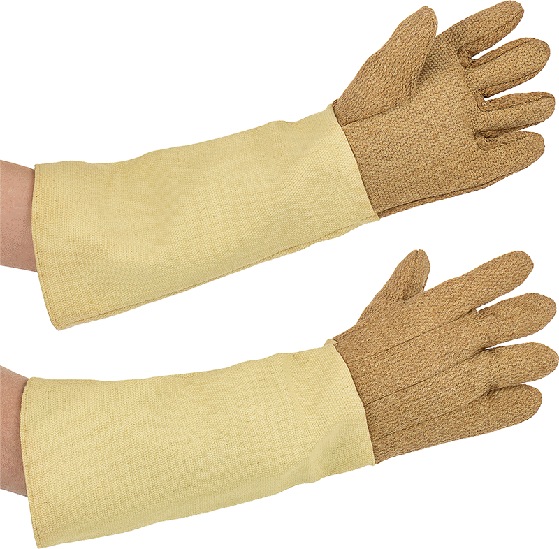 Aşırı Isıya Dayanıklı Kıyafetler, Kollu PBI/Kevlar Aramid Eldivenler