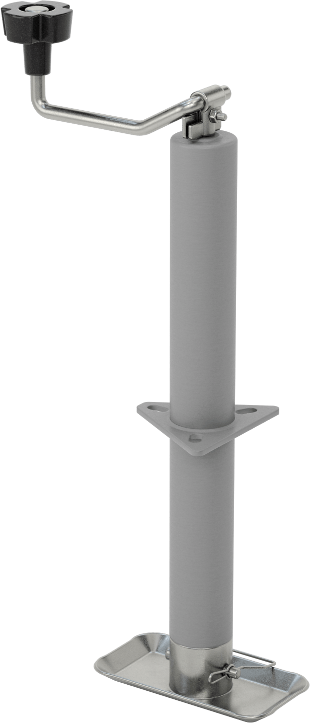 Seviyeleme Krikosu, Üçgen Plakalı Delikli Montaj, 10-1/8" ila 25-1/8" Yükseklik — Çelik