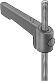 Çinko Hızlı Kelepçe Kolu, 1/4"-20 Diş