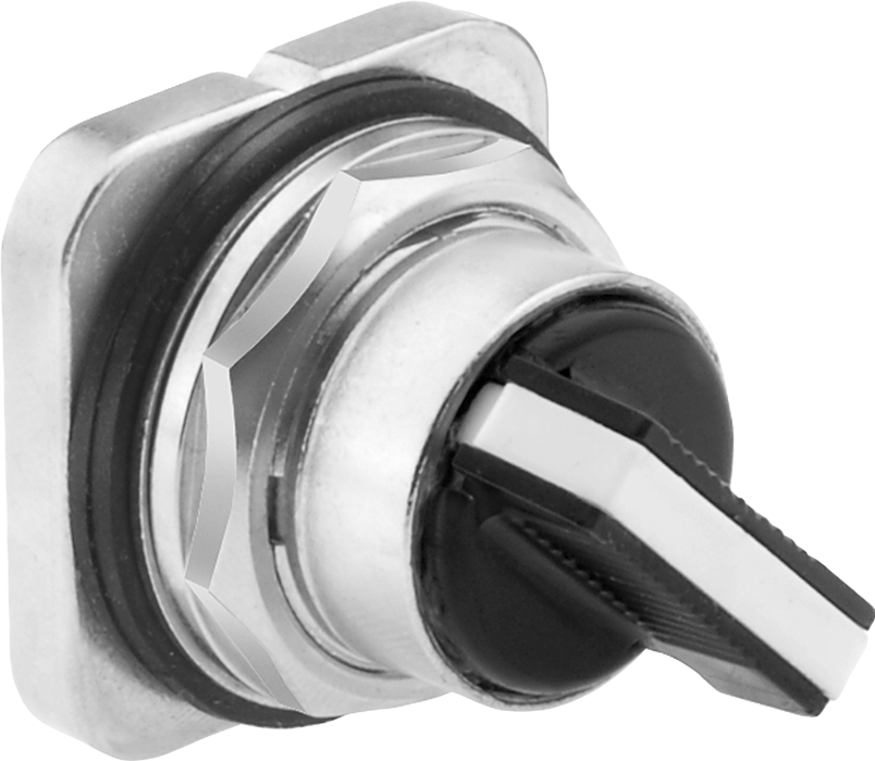 30 mm Panele Monte Metal Aktüatör, 1-1/4" Uzunlukta Kol, 2 Konum