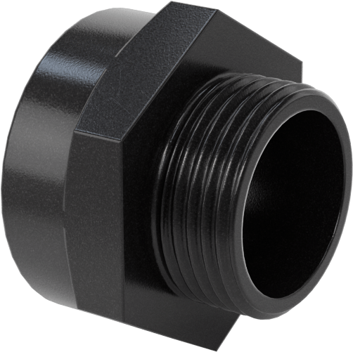 Dişli Adaptör, Naylon Plastik, M20 Dişi - PG-16 Erkek — M20, PG-16, Metric, PG, Conduit, Cord Grip, Electrical Box