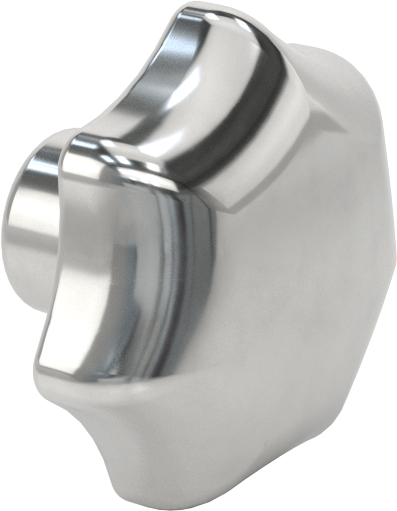 303 Paslanmaz Çelik Yedi Kollu Topuz, 1/4"-20 Dişli Delikli — 1⁄4"-20, Yedi Kollu, 303 Stainless Steel, Stainless Steel