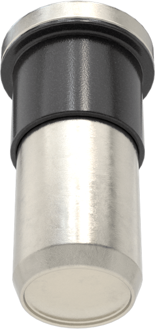 Flanş Sızdırmaz Kapalı Uçlu Perçin Somunları, 1/4"-20 Diş Boyutu, 0.020 inç - 0.079 inç Malzeme Kalınlığı, Pürüzsüz