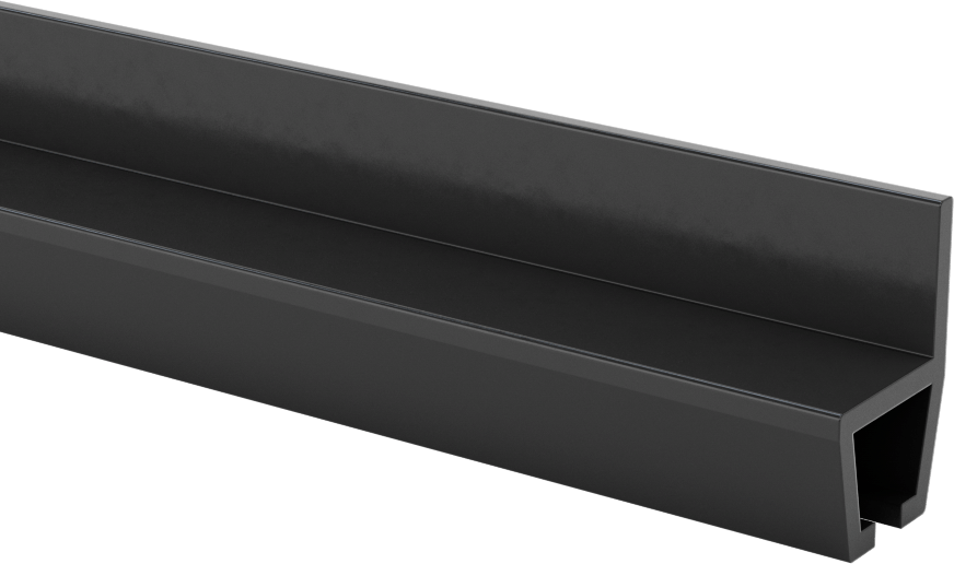 Kolay Kesim Şerit Fırça için 5 Fit Uzunluk x 5/8" Genişlikte Cıvatalı Tutucu — Cıvatalı, 5 ft., Esnek
