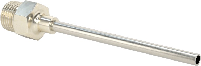 Yeniden Kullanılabilir Paslanmaz Çelik Şırınga İğnesi, 1/8 NPT Erkek Diş, 10 G
