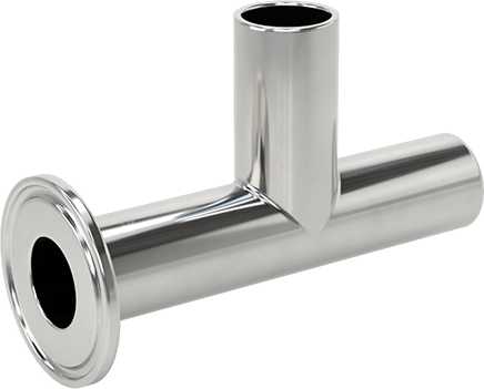 Ekstra Parlak Metal Hızlı Kelepçeli Boru Bağlantısı, Dik Açı T