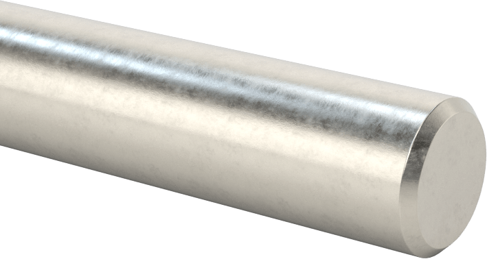 Küçük Boylu Döner Mil, 10 mm Çap, 1000 mm Uzunluk