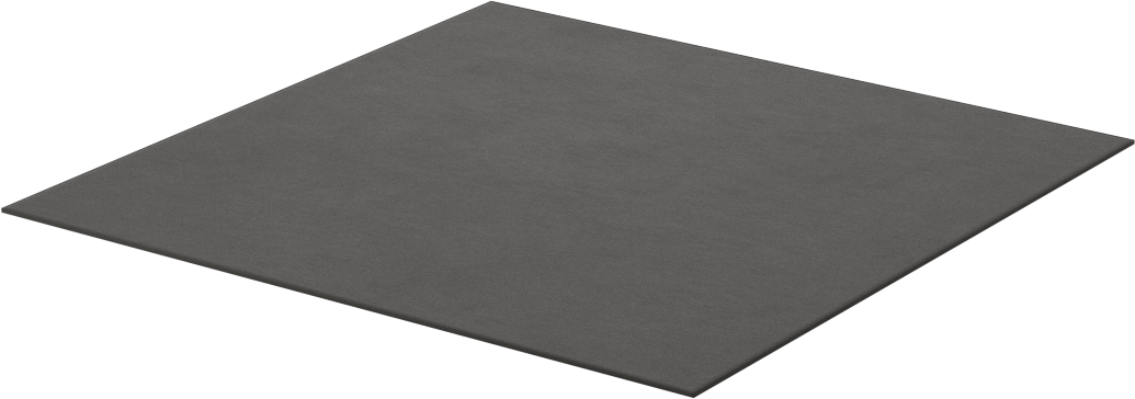 Yüksek Sıcaklık Yüksek Basınçlı Grafit Conta Malzemesi, 6" x 6" Levha, 1/32" Kalınlık