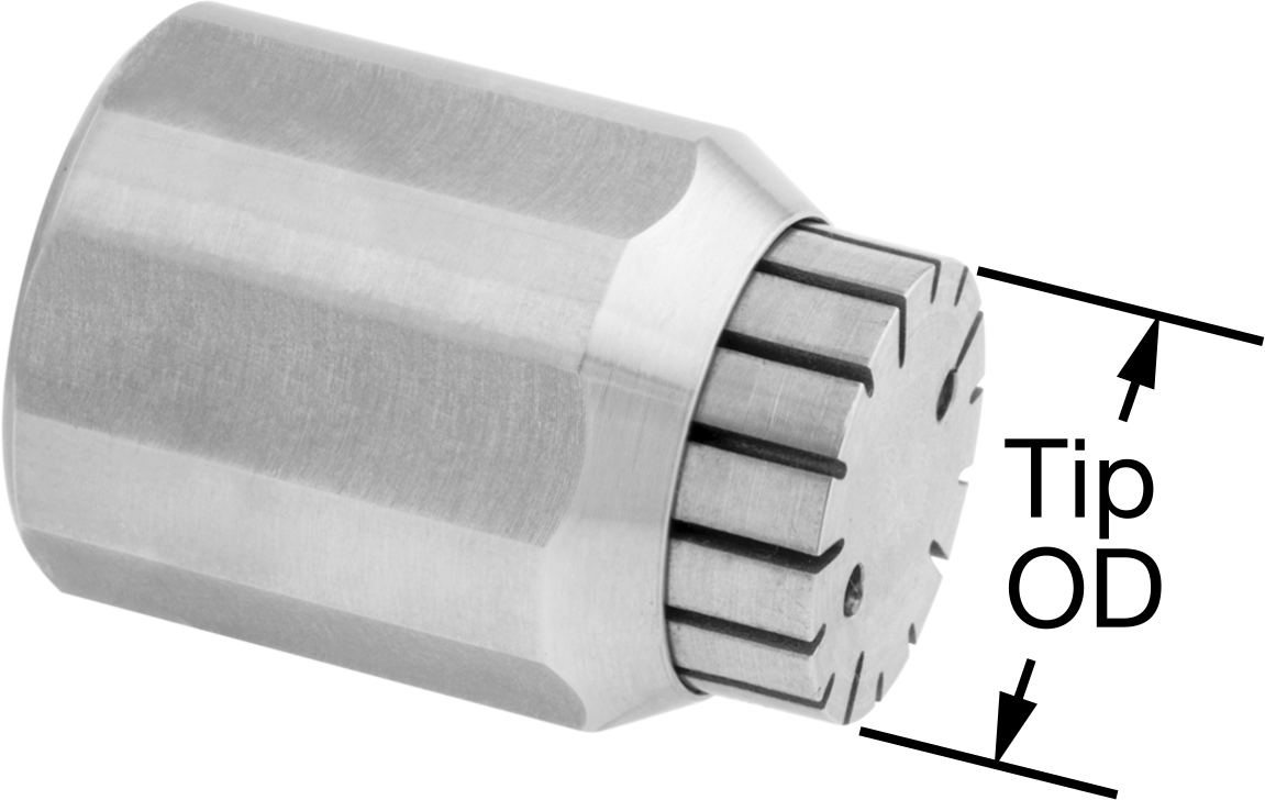 Hava Nozulu, 1/2 NPT Dişi Giriş, 18-8 Paslanmaz Çelik, 75 CFM @ 100 PSI