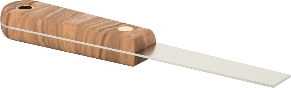 Çelik Bıçaklı Macun Sürme Bıçağı, 3/4" Genişlik x 3.5" Uzunlukta Düz Kenarlı Bıçak
