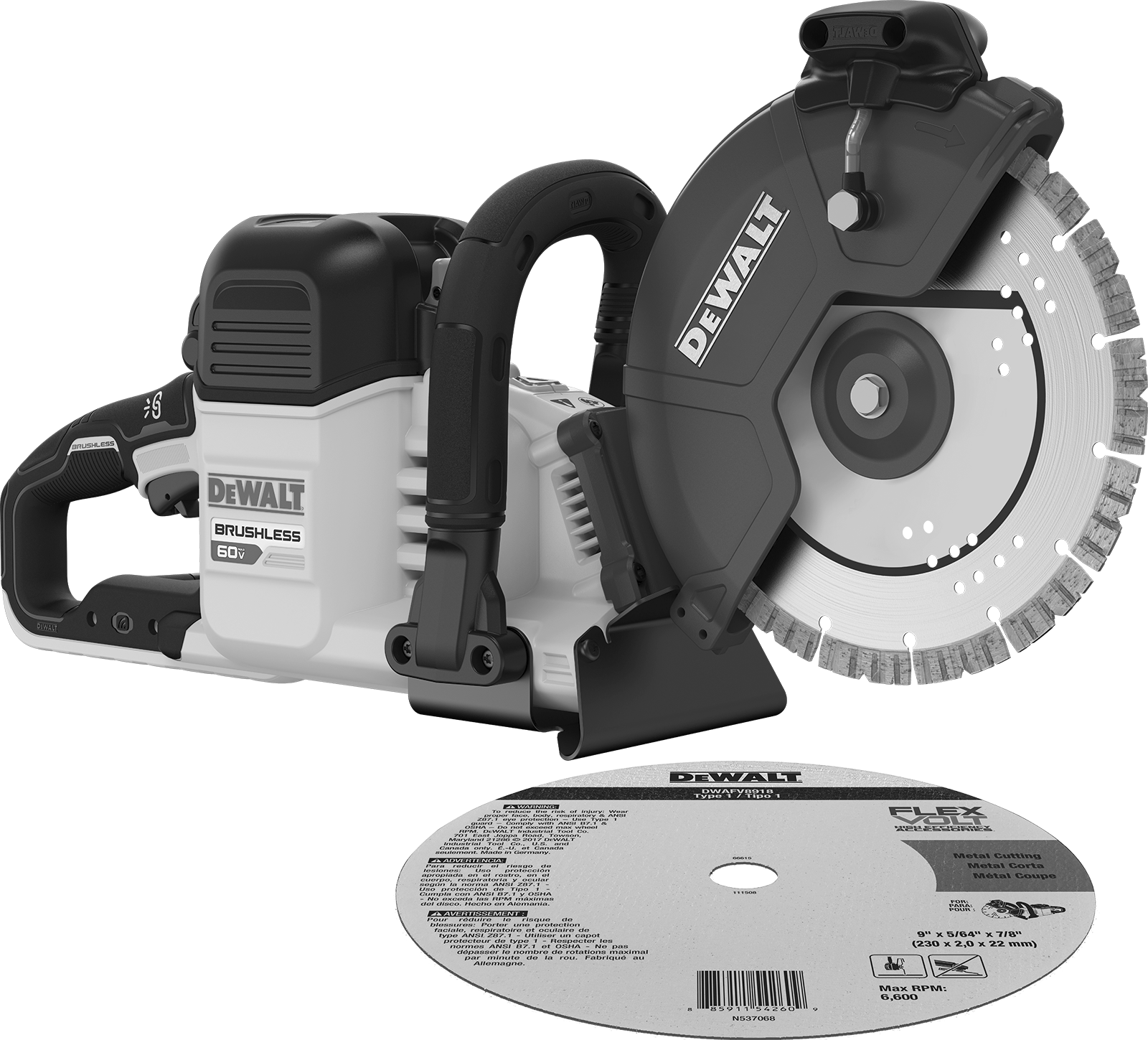 Akülü Taşınabilir Kesme Testere, DeWalt Dcs692B — 60V DC, Pil, Hayır