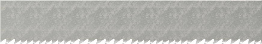 Uzun Ömürlü Şerit Testere Bıçağı, Titreşim Önleyici, 1/2" Genişlik x 0.025" Kalınlık, 39" Uzunluk