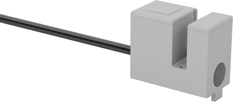 Yivli DC Metal Nesne Yakınlık Anahtarı, 3 Tel Uçlu, 10 mm İç Yiv Uzunluğu — 10V DC-30V DC, Sabit Kablolama, Endüktif