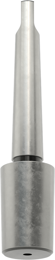 Matkap Mandreni, 1 Numaralı Morse x 3 Numaralı Jacobs için, 4-1/64" Toplam Uzunluk — Morse 1, Jacobs 3, Morse Konikliği