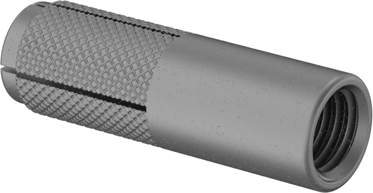 Cıvatalı Çerçeve Montaj Ayağı için Beton Ankrajı — Beton Ankrajı, 1 1⁄2", 1 3⁄4", 2", 2 1⁄4", 2 1⁄2", Çelik