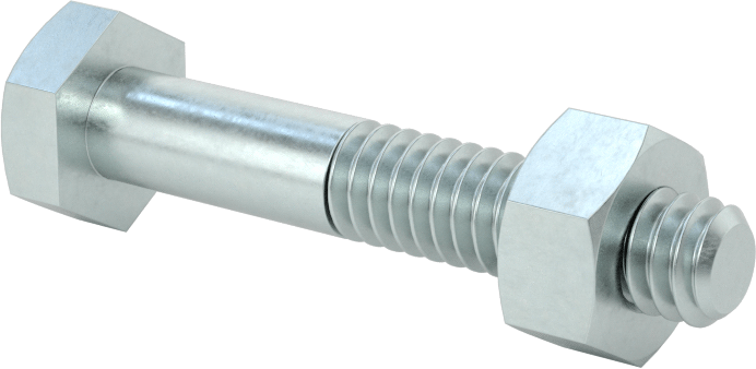 Çinko Kaplı Çelik Tekerlek Aksı, 1/4" Çap x 1-1/2" Uzunluk