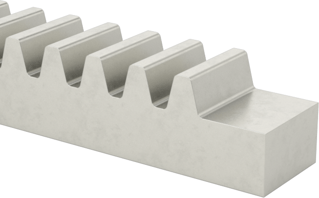 Metal Kremayer - 14-1/2 Derece Basınç Açısı, 32 Adım, 2 ft. Uzunluk, 0.156" Adım Yüksekliği