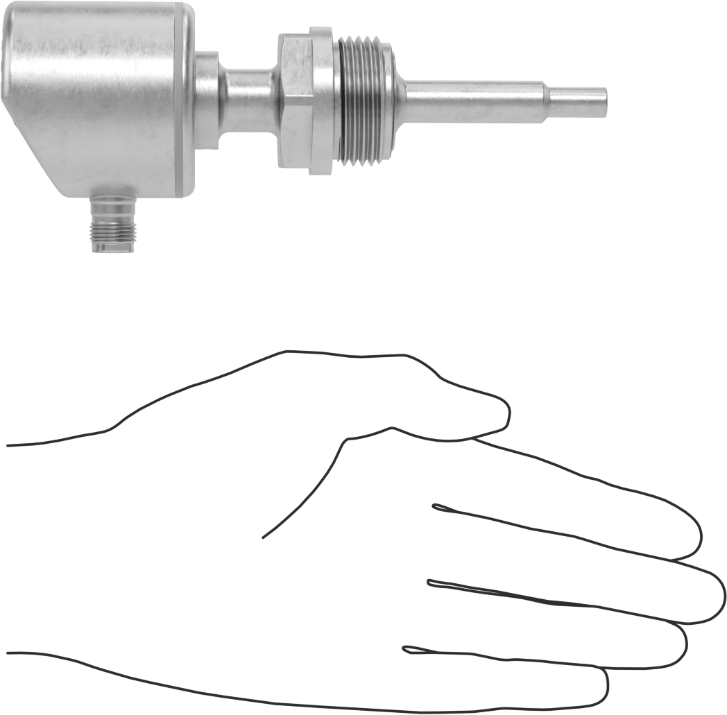Hijyenik Elektronik Yerleştirme Akış Anahtarı, 1-13/16" Uzunlukta Problu