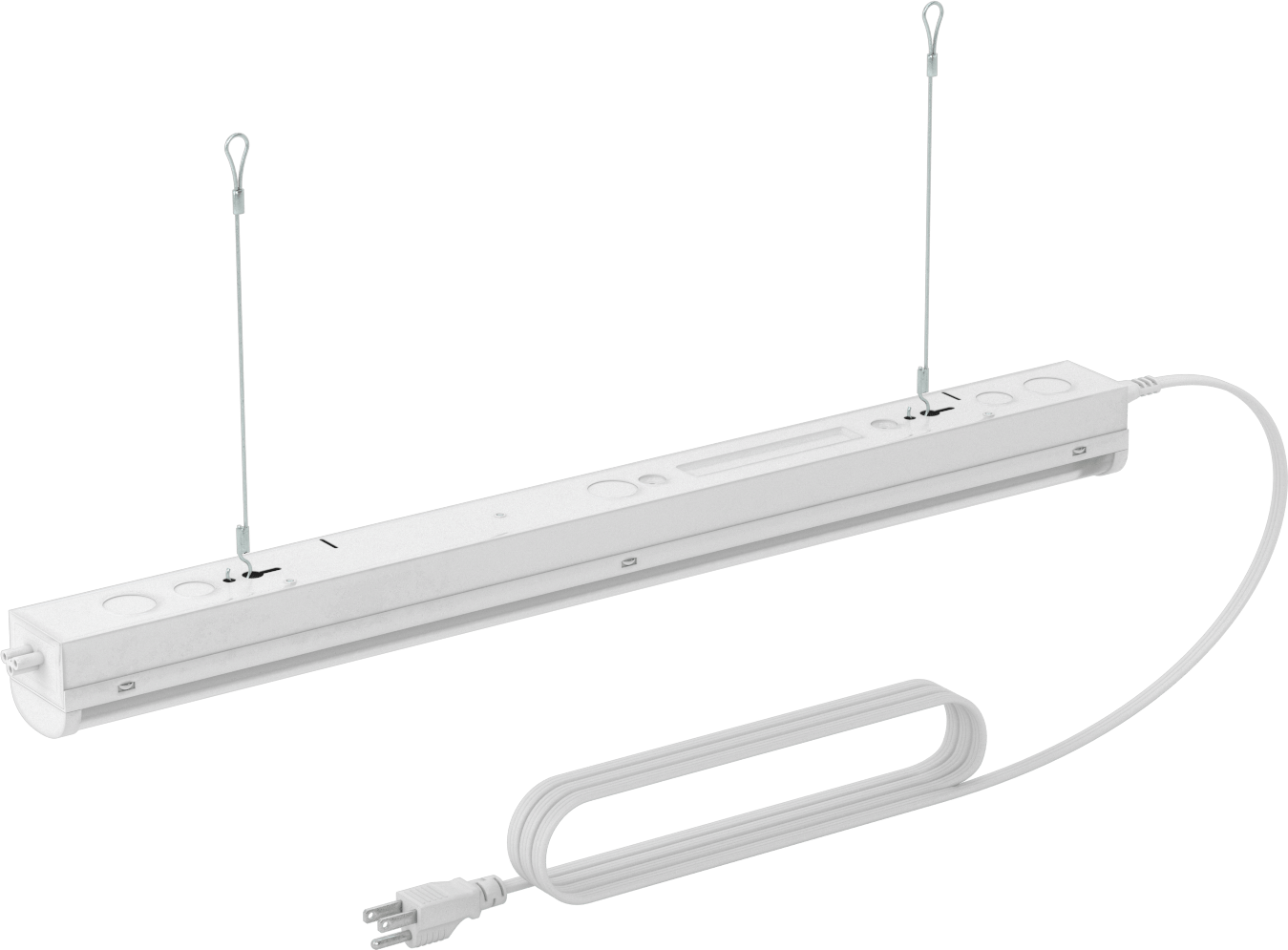 Takılabilir Tavan Işığı, Tavana/Duvara Montaj, 23-1/8" Uzunluk x 1-7/8" Genişlik Toplam