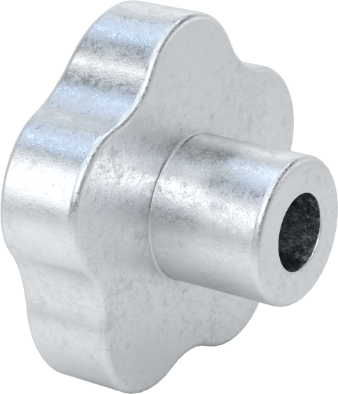 Alüminyum Beş Kollu Topuz, 10 mm Delik Çapılı