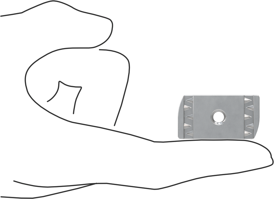 Strut Kanal Somunu, Alüminyum, 1/4"-20 Diş Boyutu