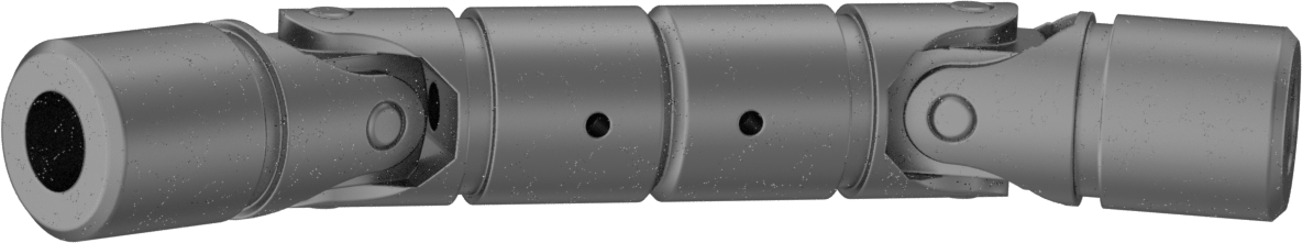 Çift U-Mafsal, 1/2" Çap x 1" Derinlikte Şaft için