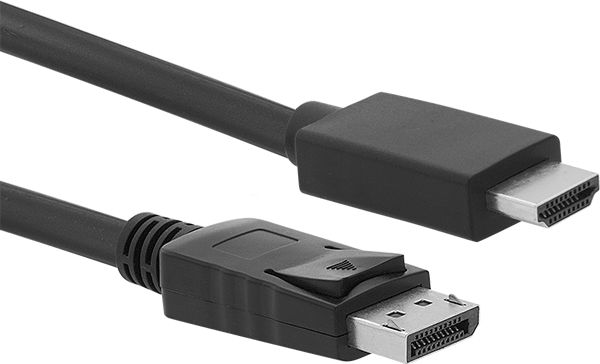 Displayport Kablosu, Displayport Fişi x HDMI Fişi