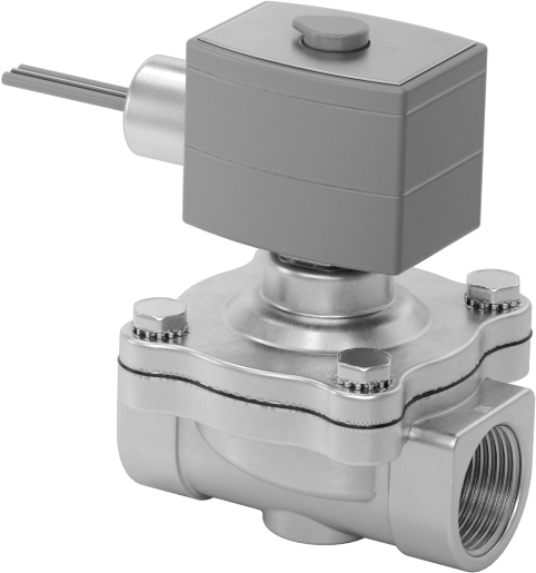 Premium Solenoid Açma/Kapama Valfi, Normalde Kapalı, 24V DC, 1 NPT Dişi, Sıfır Düşüş