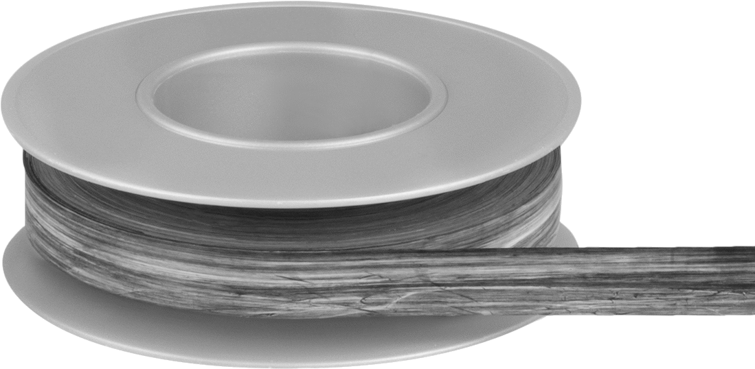 Paslanmaz Çelik Dişler için Diş Sızdırmazlık Bandı, PTFE, 0.0043 inç Kalınlık, 1/4" Genişlik, 43 Fit Uzunluk