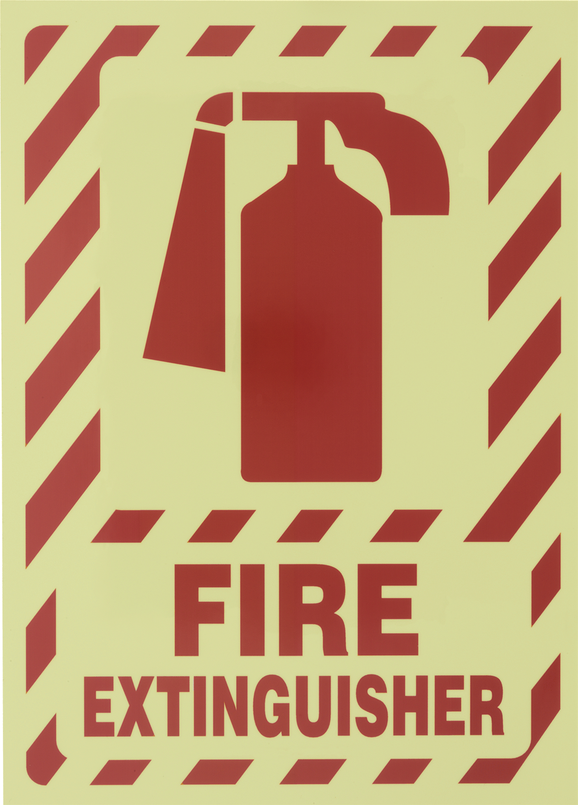 Fire Extinguisher

(English)—Glow-in-the-Dark

Green with Red Message