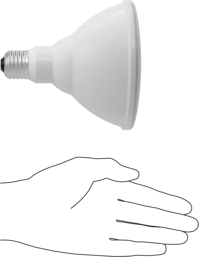 Alacakaranlıktan Şafağa Vidalı Tabanlı Ampul, PAR38, 100 W Eşdeğer Akkor, 1050 lümen