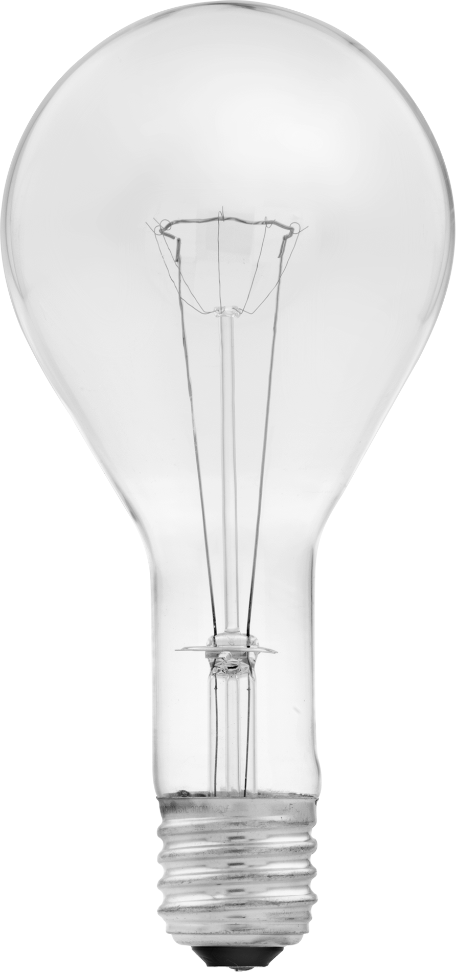 Vidalı Ampul, Armut, Mogul Tabanı, 120V, 264W, Sıcak 2850K — 120V AC/120V DC, Armut, Akkor