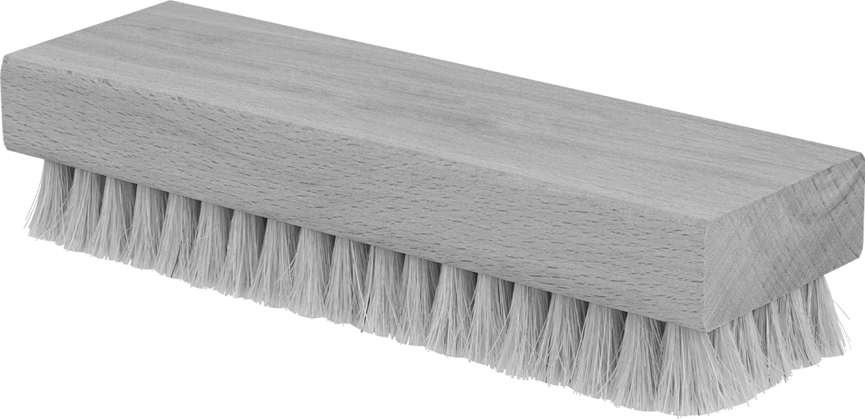 1-7/8" Genişlikte At Kılı El Fırçası, 7-1/8" Toplam Uzunluk — Animal Hair, Horsehair, Ahşap, 6 5⁄8"
