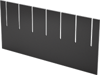 10-3/4" x 11" İletken Bölmeli Taşıma Kutusu için 4-1/2" Yüksekliğinde Bölücü