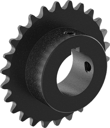 Çelik Tek Sıralı Dişli, ANSI 35 Makaralı Zincir ve 1-1/8" Mil Çapı için