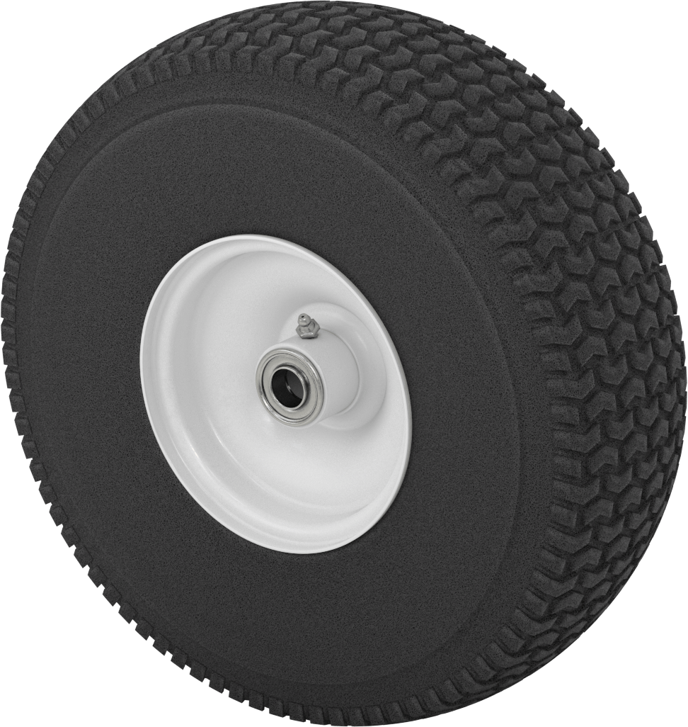Düz Lastiksiz Tekerlek, 13-5/16" Çap x 4-1/2" Genişlik — 13 5⁄16", 3⁄4", Patlamayan