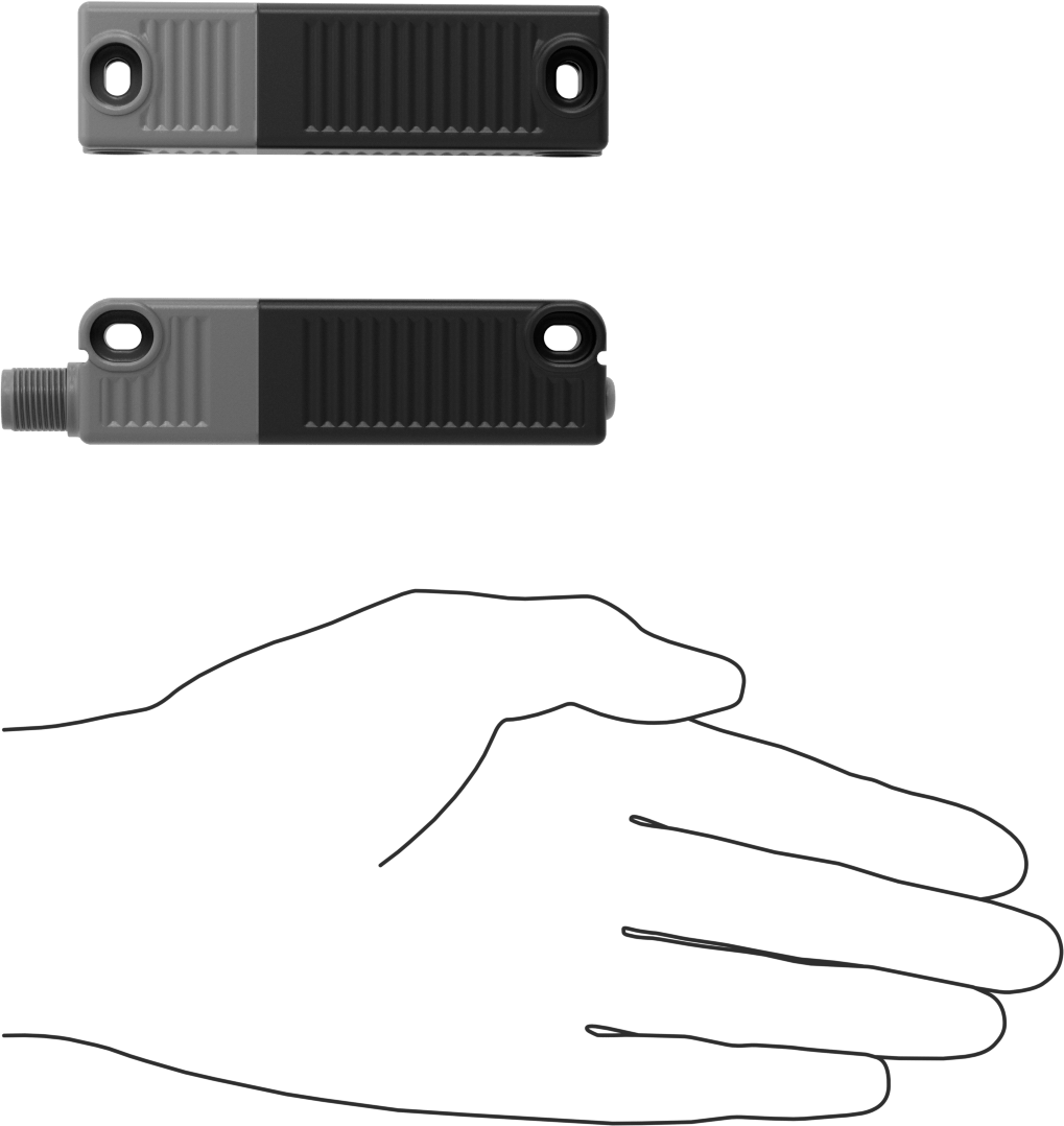 RFID Güvenlik Anahtarı, 8 kutuplu Mikro M12 fişli