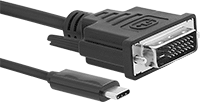USB Adaptör Kablosu, C Fiş x DVI-D Fiş