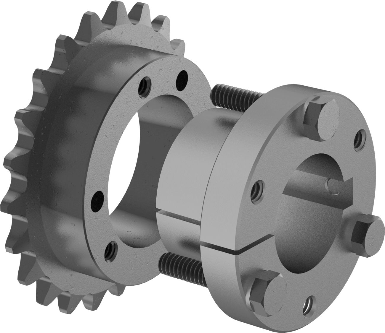 Sprocket Shown with Bushing (Sold Separately)