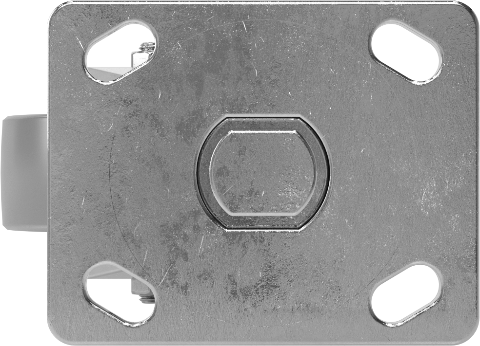 5" x 4" Montaj Plakalı Yüksek Kapasiteli Spartan Tekerlek, 4" Çaplı Çelik Tekerlekli Döner Tekerlek
