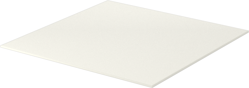 Ultra Yüksek Sıcaklık Seramik Alümina, Kolay İşlenebilir, 3" x 3" Levha, 1/32" Kalınlık
