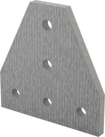 Strut Kanalı Braketi, T, Gri Fiberglas