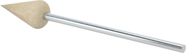 Parlatma Bobi, Orta, Sivri Uçlu Damla Şekli, 3/8" Çap x 3/4" Uzunluk Başlık
