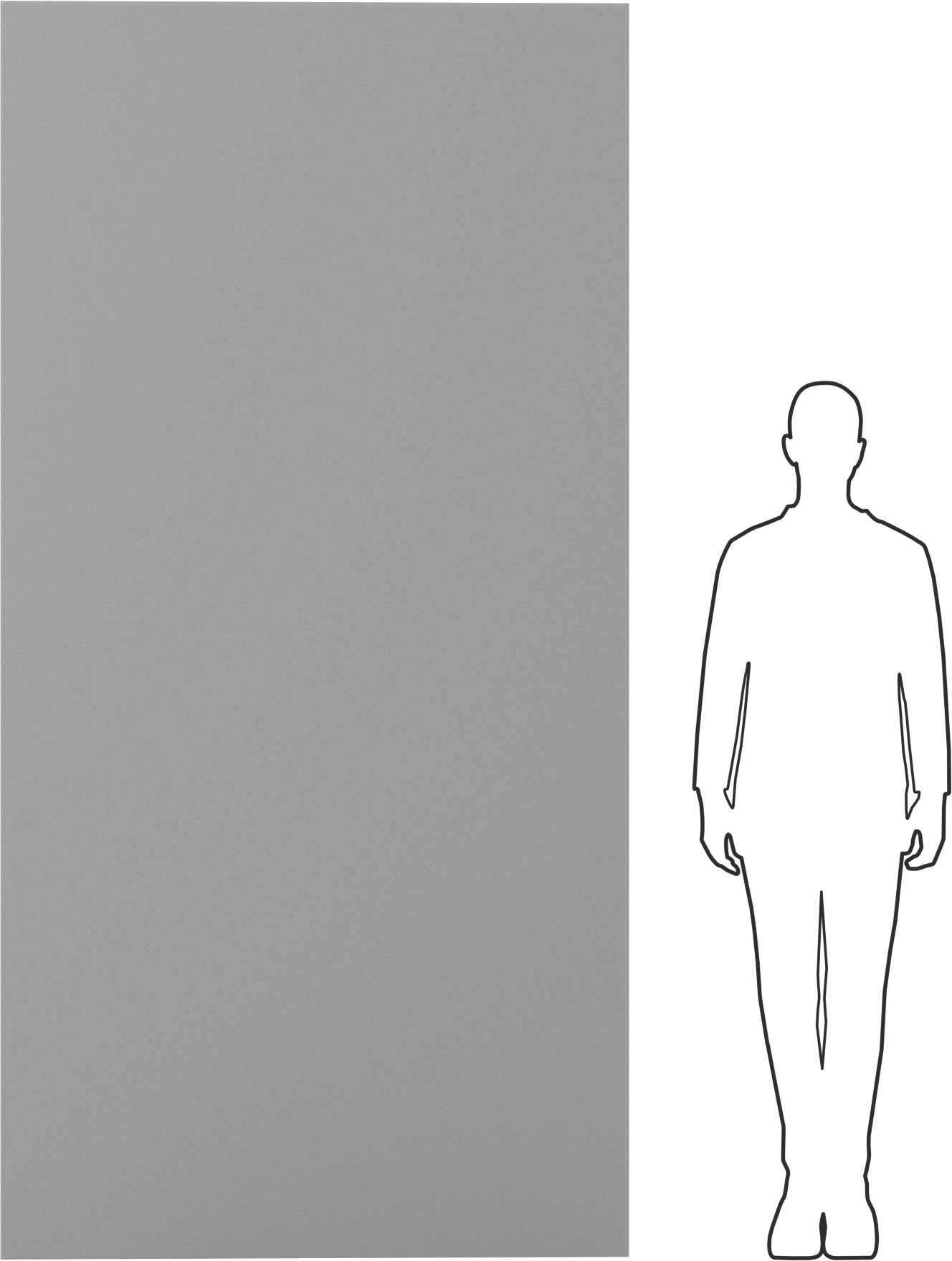 Hafif UV Dayanıklı PET Köpük Çekirdek, 48" Genişlik x 96" Uzunluk, 3/8" Kalınlık, 0.002 lbs./cu. in. Yoğunluk