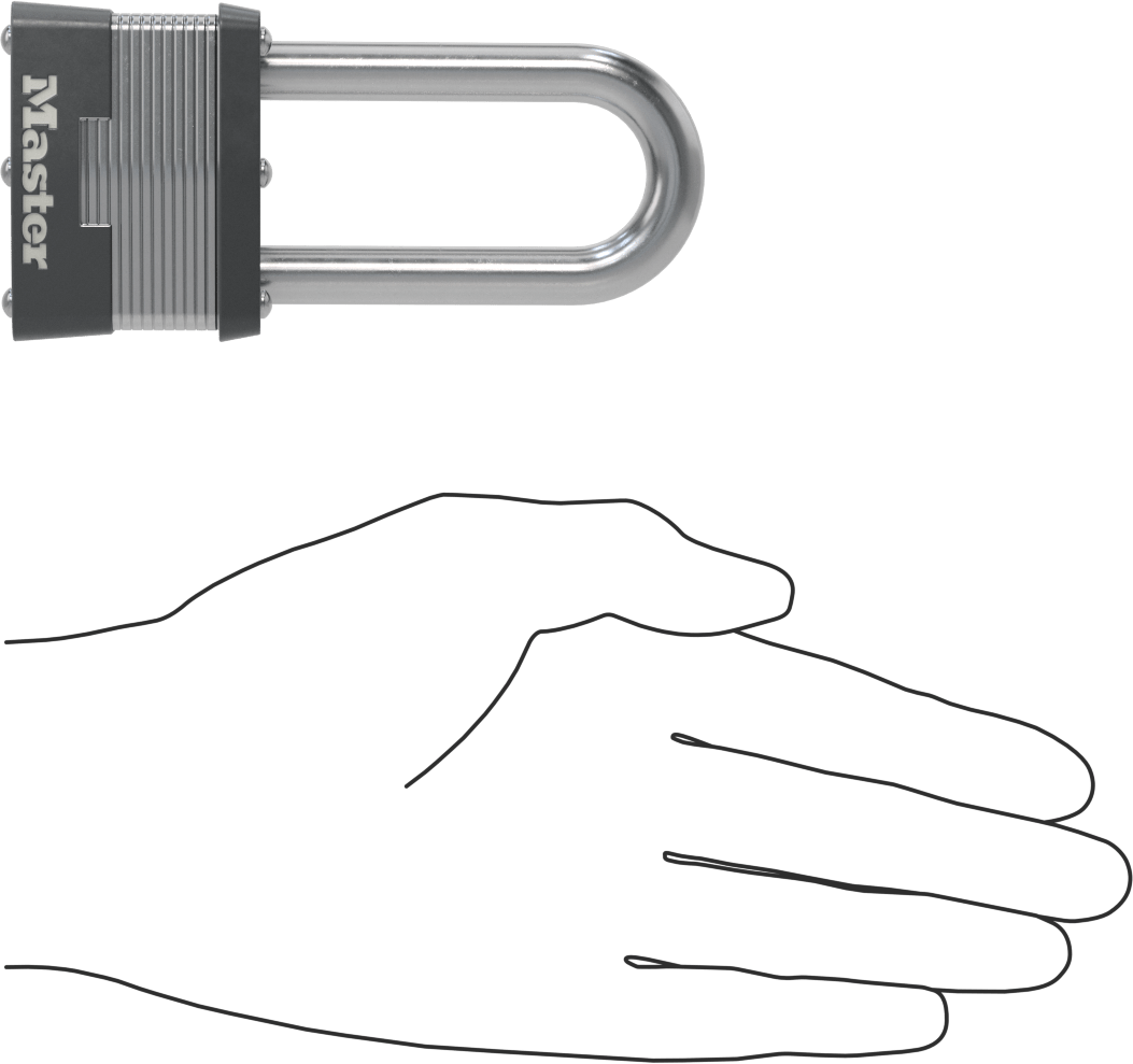 Lamine Çelik Gövdeli Asma Kilit, Master Lock 5, #, A101 Anahtarlı, 2-1/2" Dikey Boşluk
