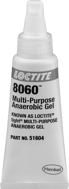Vida Kilitleyici Jel, Loctite® 8060, 1.69 FL. oz Tüp — Boru, Aluminum, Brass, Bronze, Cast Iron, Copper, Iron, Stainless Steel, Steel, Ti…