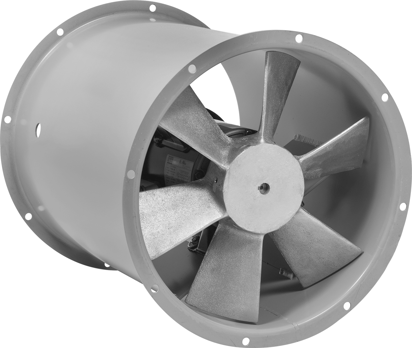 Doğrudan Tahrikli Fan, 12" Çapında Tehlikeli Ortam Kanalı için, 120/230V AC