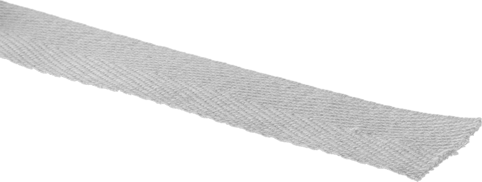 Pamuklu Kumaş Şerit, Krem, 1/2" Genişlik x 216 Fit Uzunluk x 0.025" Kalınlık